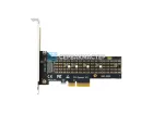 Переходник PCIe 4.0 x4 на 1x M.2 NGFF 22110 (низкопрофильная планка)