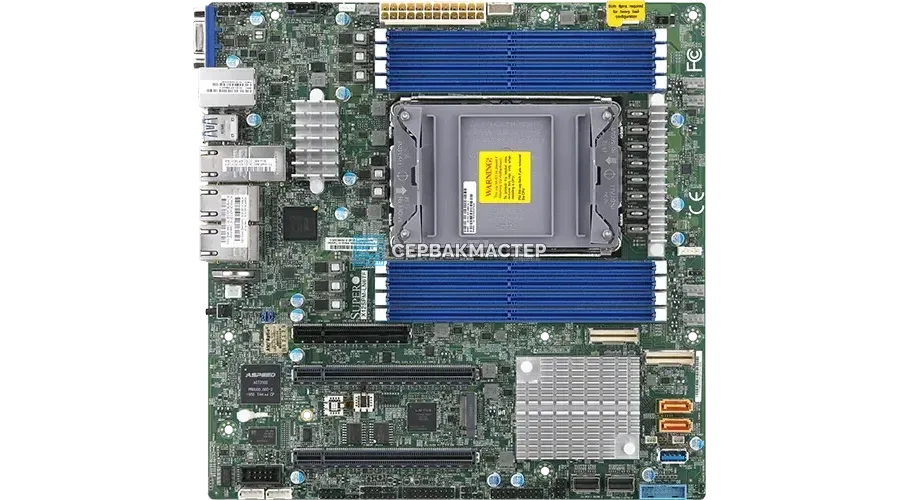 Материнская плата ASRock Rack SIENAD8UD2-2Q (Deep Micro-ATX, SP6, 8 DIMM, DDR5) — купить в СервакМастер
