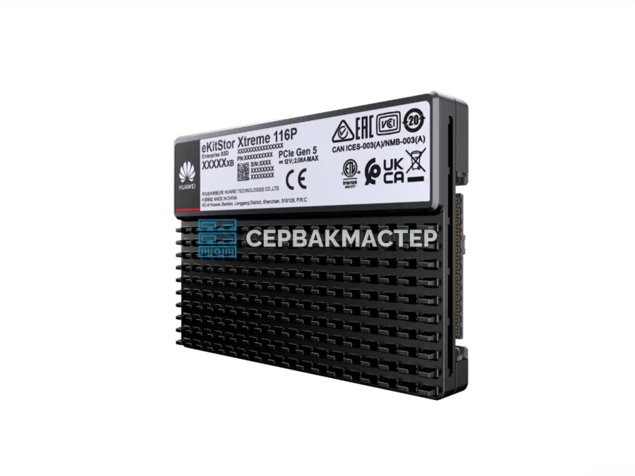 Huawei eKitStor Xtreme 116P 30.72TB 2.5" U.2 NVMe SSD [HSSD-E1230TP5A9N]