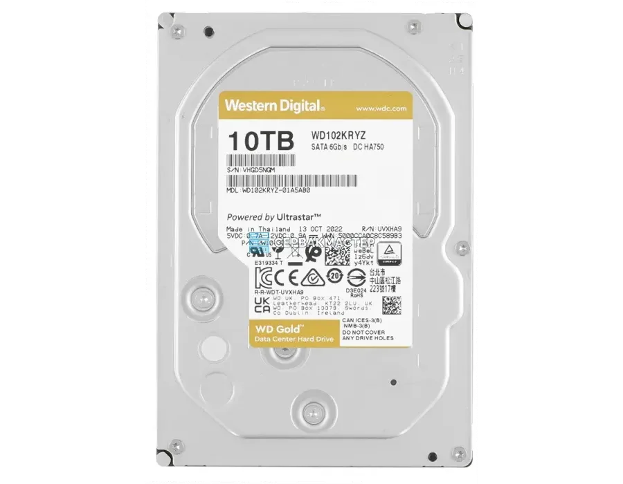 HDD WD Ultrastar DC HA340 12TB 3.5" SATA 6Gb/s [WUS721212BLE6L4] — купить в СервакМастер