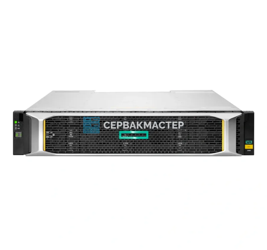 СХД HPE MSA 2060 10GBASE‑T iSCSI LFF [R7J72B] — 2U, 12 дисков 3.5"