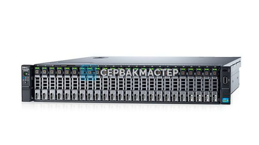 Сервер Dell PowerEdge R730XD 2U 24SFF, 2x Xeon E5-2680v4, 64GB, H730, 2x SSD Intel S4510