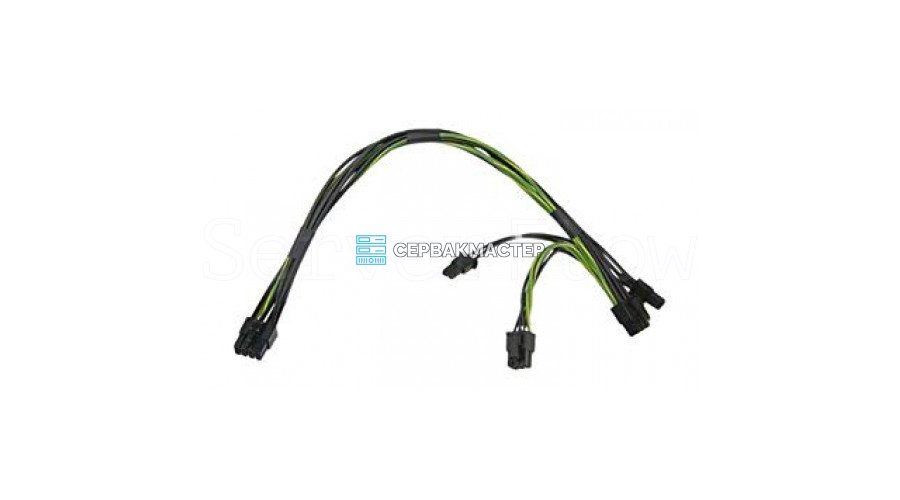 Кабель питания Supermicro CBL-PWEX-0582, 8-pin PCI-E, 0.3 м (Б/У)