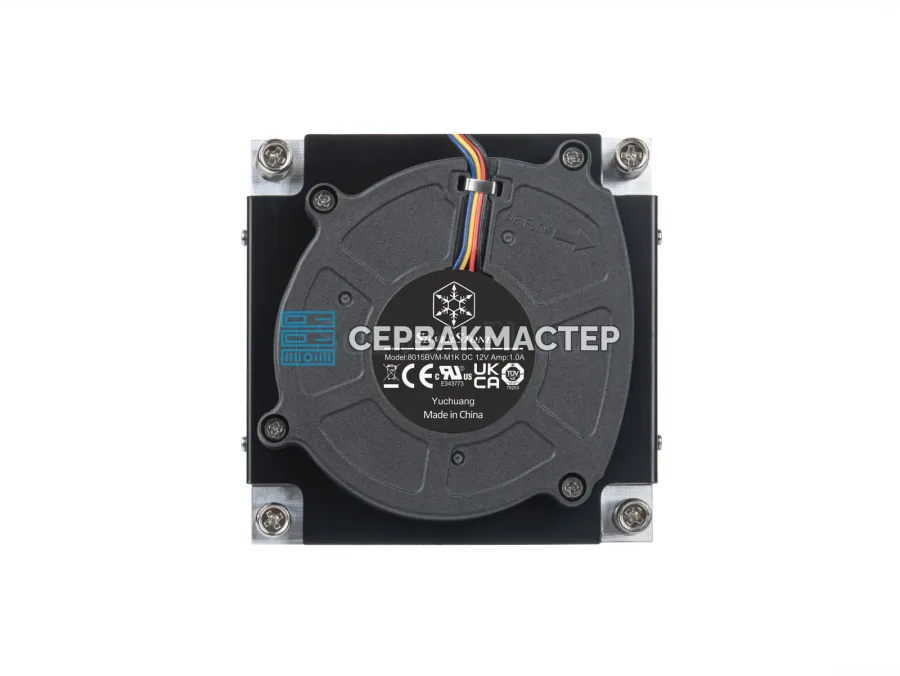Низкопрофильный кулер SilverStone XE01-1700A для 1U-серверов (LGA1700/LGA1851)