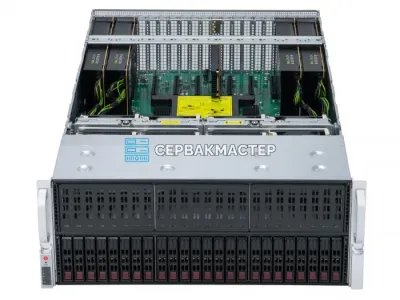 Купить AI-сервер Supermicro 4028GR-TR: 4× AMD Instinct MI50 16GB + 2× Intel Xeon E5-2680v4 — СервакМастер