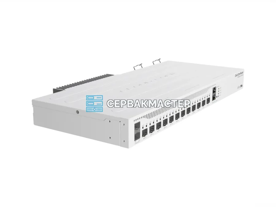 Маршрутизатор-коммутатор MikroTik CCR2004-1G-12S+2XS: 12x SFP+ 10 Гбит/с, 2x SFP28 25 Гбит/с