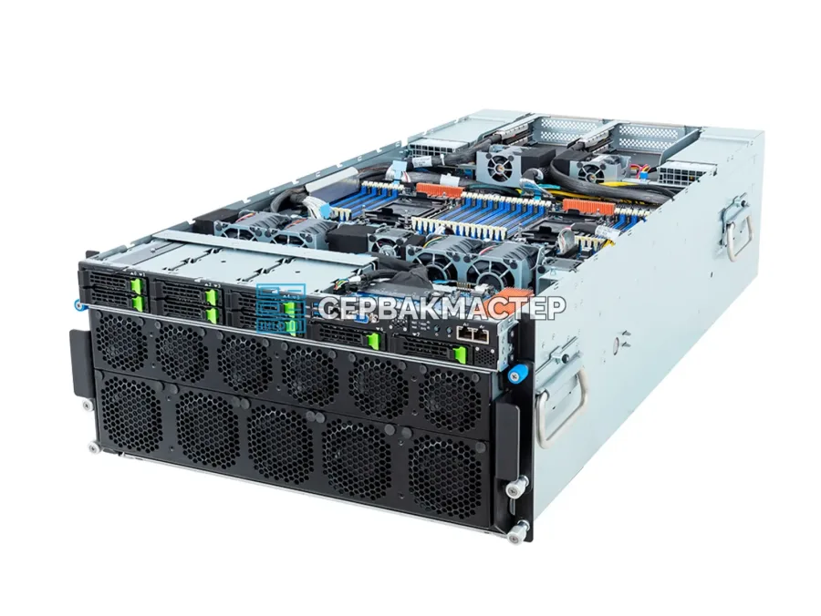 GIGABYTE G593-SD2-AAX1 — 5U GPU-сервер с 8× NVIDIA H100 SXM 80GB (640 ГБ HBM3)