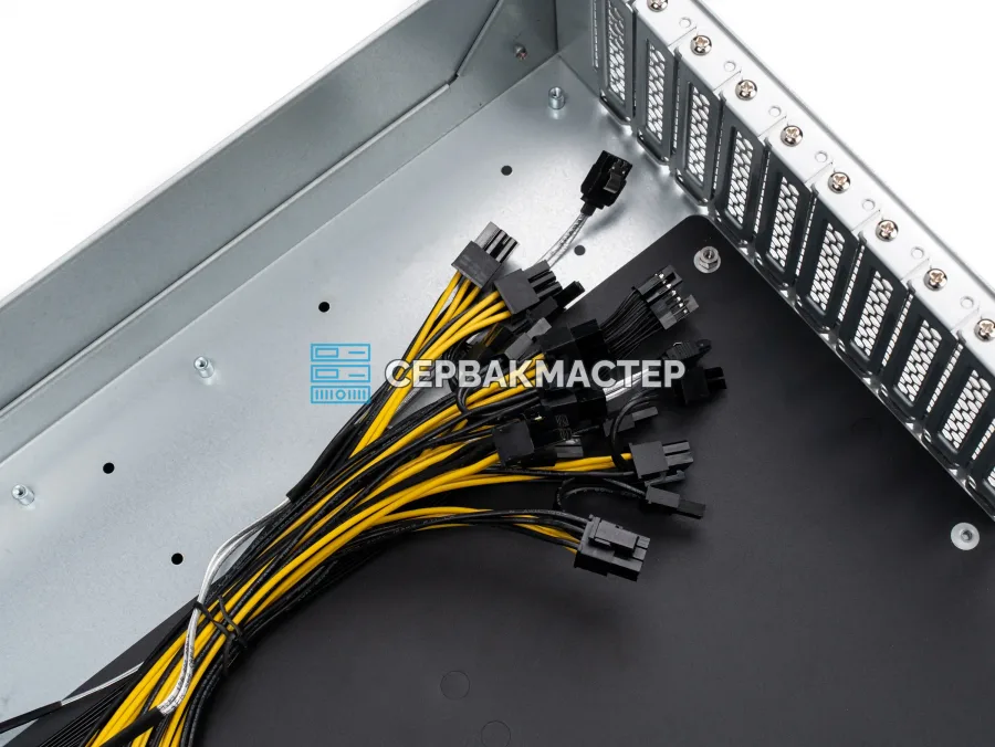 GPU-шасси ALEO 8x GPU 4x 1600W с комплектом кабелей 8PIN