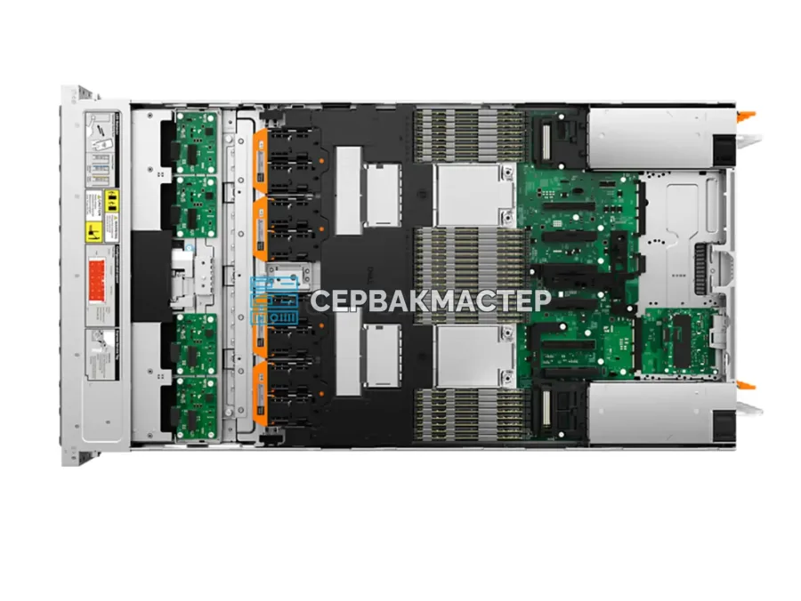 Сервер DELL PowerEdge XE7740 с 8× RTX PRO 6000 BSE 96GB, 2× Xeon 6781P и 1 ТБ RAM
