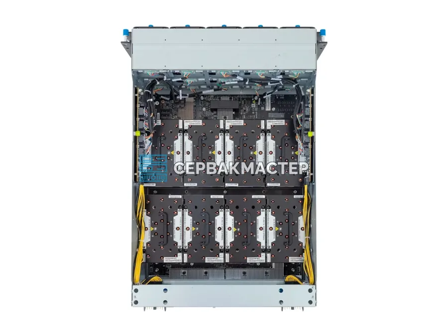 GIGABYTE G893-ZX1-AAX3 — 8U GPU-сервер с 8× AMD Instinct MI350X 288GB