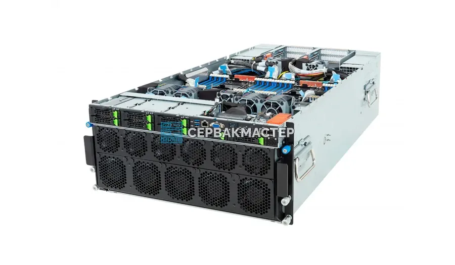 Supermicro 747BTQ-R2K04B: 4× AMD Instinct MI100 32GB + 2× Intel Xeon E5-2697v4 — купить сервер в «СервакМастер»