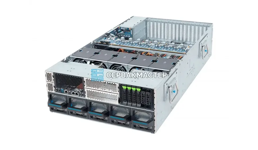 Supermicro 4124GS-TNR: 6× NVIDIA A100 40GB + 2× AMD EPYC 7513, 1 ТБ RAM — купить в СервакМастер