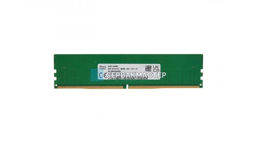Модуль памяти SK Hynix 8GB DDR5 UDIMM 5600MHz 1Rx16 HMCG66AGBUA — купить в СервакМастер