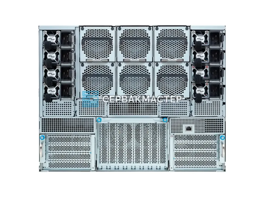 GIGABYTE G893-ZX1-AAX3 — 8U GPU-сервер с 8× AMD Instinct MI350X 288GB