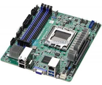 Материнская плата ASRock Rack AM5D4ID3-2T/X710 Deep mini-ITX AM5 4 DIMM DDR5 — купить в СервакМастер