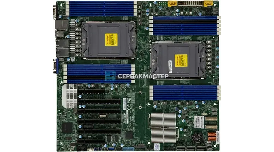 Серверная материнская плата Supermicro X12DPi-NT6 MBD-X12DPi-NT6 (2x LGA4189, 3rd Gen Intel Xeon, EATX) — купить в СервакМастер