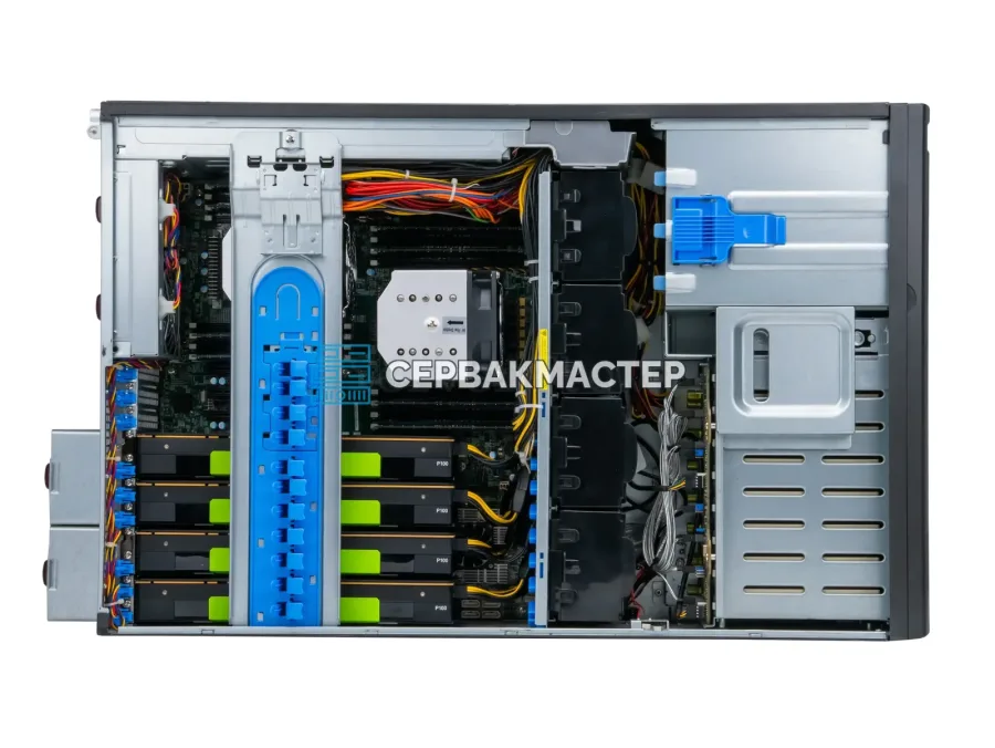 Сервер Supermicro 747BTQ-R2K04B на 4× Tesla P100 16GB, 2× Xeon E5 2697v4, 256 ГБ RAM