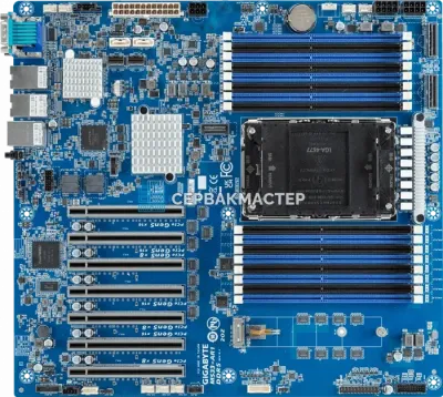 Серверная материнская плата Gigabyte MS33-AR1 Rev 1.x/3.x (E-ATX, LGA4677, 16 DIMM) — купить в СервакМастер