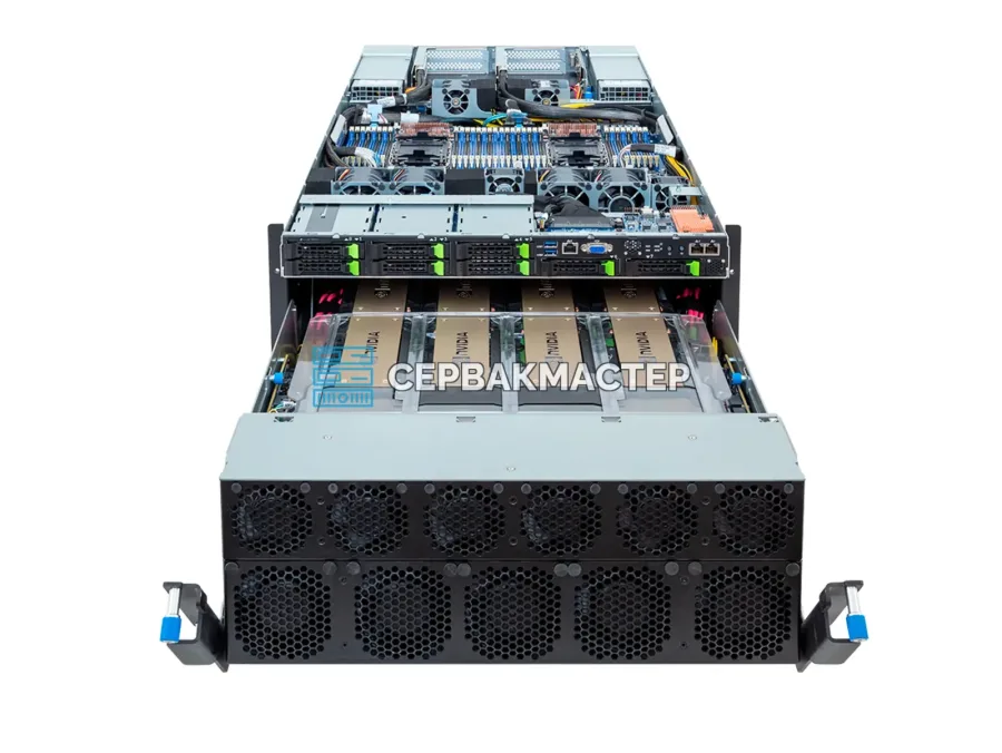 GIGABYTE G593-SD2-AAX1 — 5U GPU-сервер с 8× NVIDIA H100 SXM 80GB (640 ГБ HBM3)