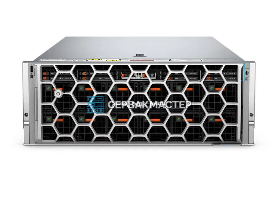 Сервер DELL PowerEdge XE7740 с 8× RTX PRO 6000 BSE 96GB, 2× Xeon 6781P и 1 ТБ RAM