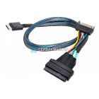 Кабель Oculink SFF-8611 – U.2/U.3 SFF-8639 (NVMe), 0.8 м