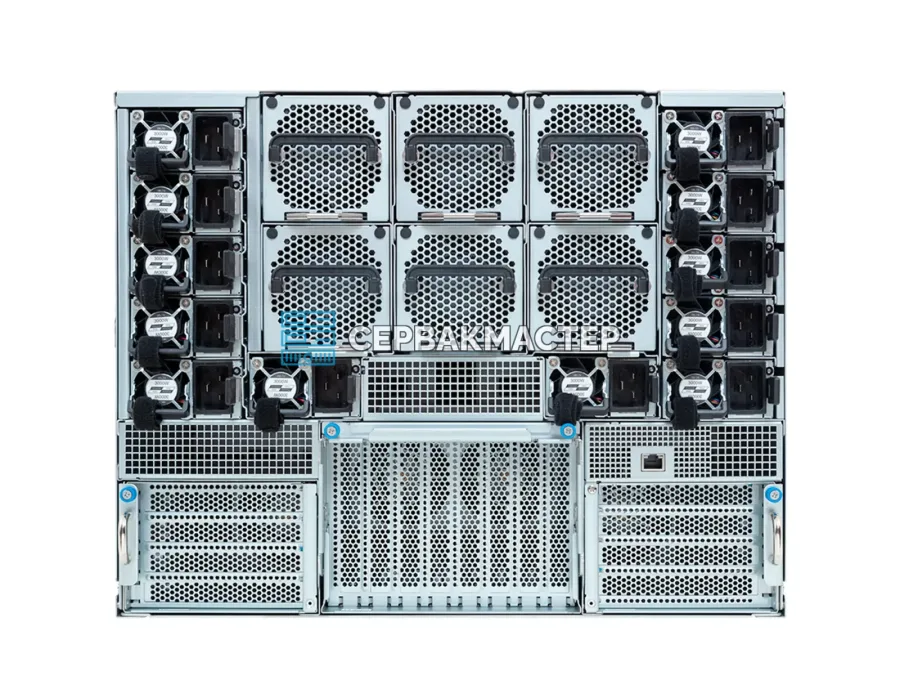 GPU-сервер GIGABYTE G893-SD1-AAX5 на 8× NVIDIA B200 SXM 180GB (8U, 1440 ГБ HBM3e)
