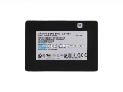 SSD-накопитель Micron 5300 PRO 480GB 2.5" SATA 6Gb/s [MTFDDAK480TDS]