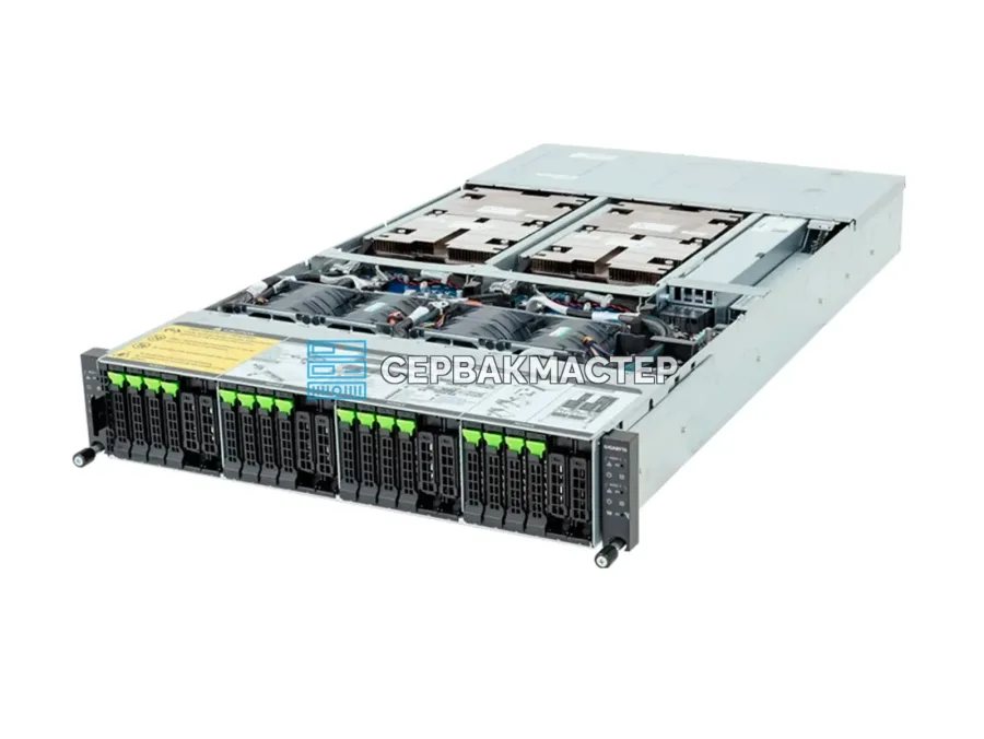 GIGABYTE H263-V60-AAW1 — 2U 4-узловой AI-сервер (8x RTX PRO 4500 BSE 32GB, 8x Grace, RAM 3.8TB)