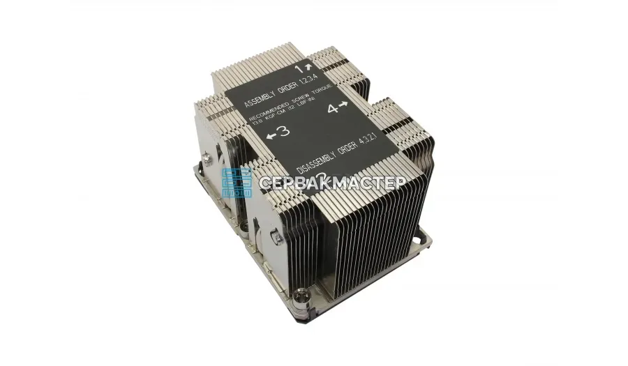 Радиатор Supermicro SNK-P0068PS (2U, Passive, LGA3647 Narrow ILM, 180W)