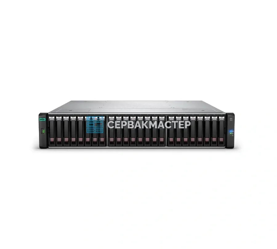 СХД HPE MSA 1050 1Gb iSCSI SFF [Q2R23B] — двухконтроллерная система хранения на 24 диска 2.5"