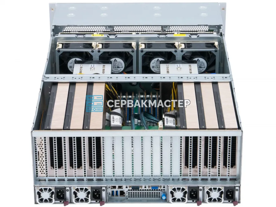 Supermicro 4124GS-TNR: 6× NVIDIA A100 40GB + 2× AMD EPYC 7513, 1 ТБ RAM — купить в СервакМастер