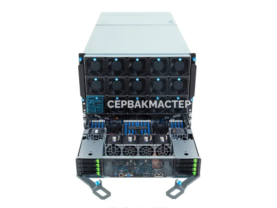 GPU-сервер GIGABYTE G893-SD1-AAX5 на 8× NVIDIA B200 SXM 180GB (8U, 1440 ГБ HBM3e)