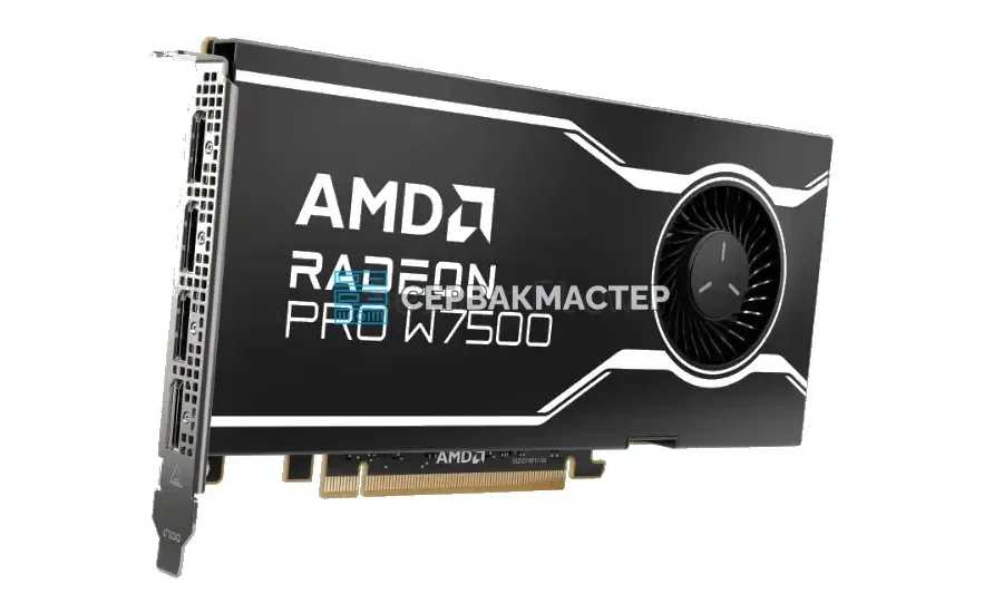 Видеокарта AMD Radeon PRO W7500 8GB GDDR6 [100-300000078] для рабочих станций