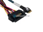 Кабель Slimline SAS SFF8654-4i – U2/U3 (SFF8639) 1 м для NVMe-накопителей