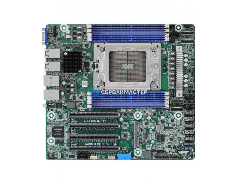 Серверная материнская плата Gigabyte MZ33-AR0 Rev 1.x/3.x на сокет SP5 (E-ATX, 24 DIMM) — купить в СервакМастер