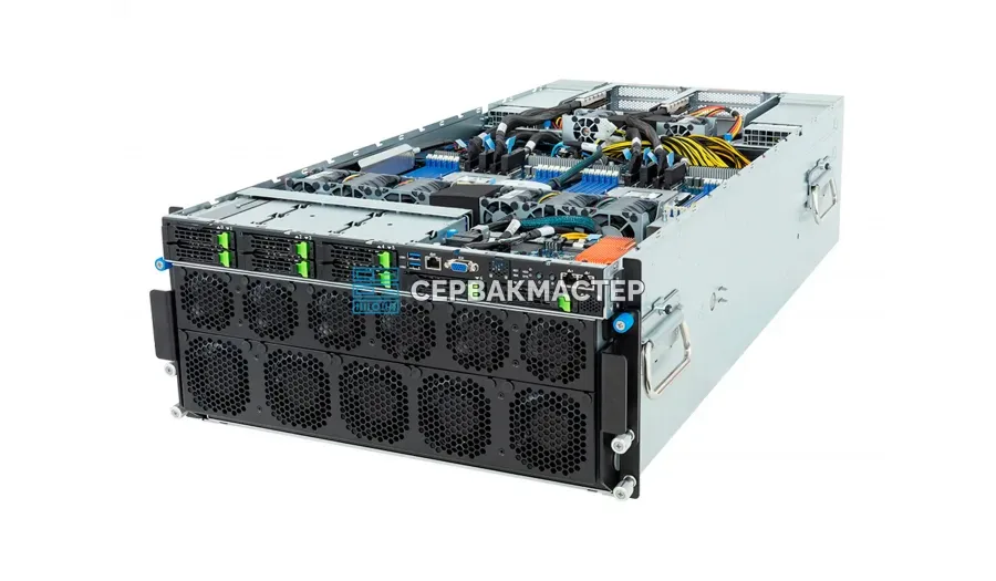 Supermicro 4124GS-TNR: 6× NVIDIA A100 40GB + 2× AMD EPYC 7513, 1 ТБ RAM — купить в СервакМастер