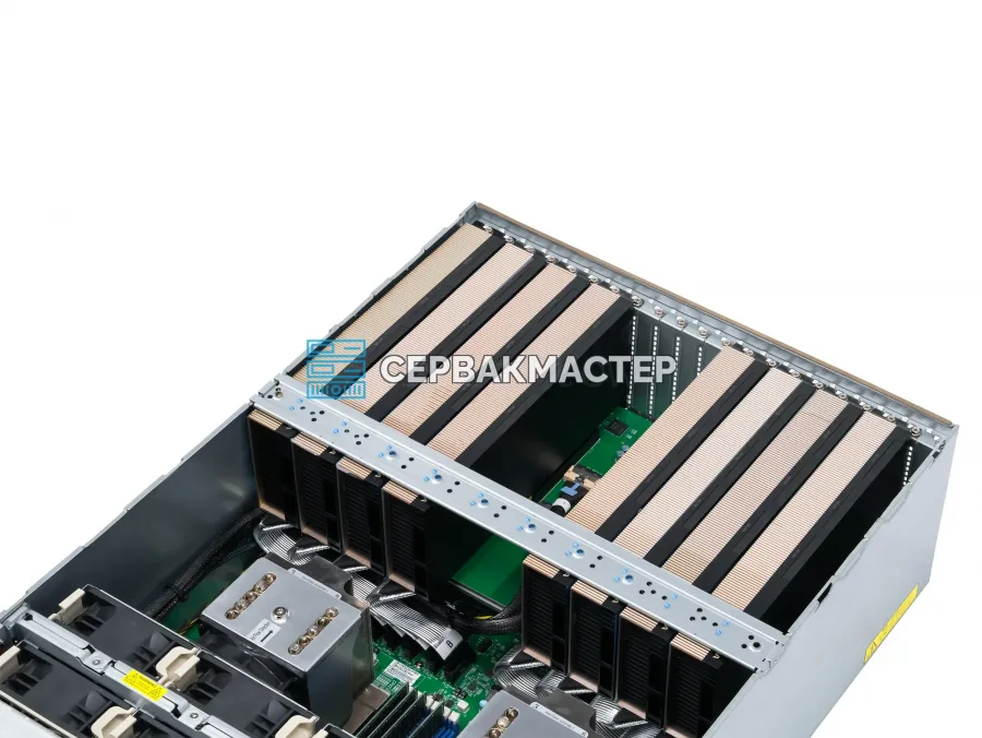 Supermicro 4125GS-TNRT с 8× NVIDIA H200 NVL 141 ГБ и 2× AMD EPYC 9845 — СервакМастер