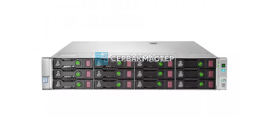 Сервер HP DL380G9 2U 12LFF для видеонаблюдения: 2x Xeon E5 2697Av4, 32GB, 2x 16TB