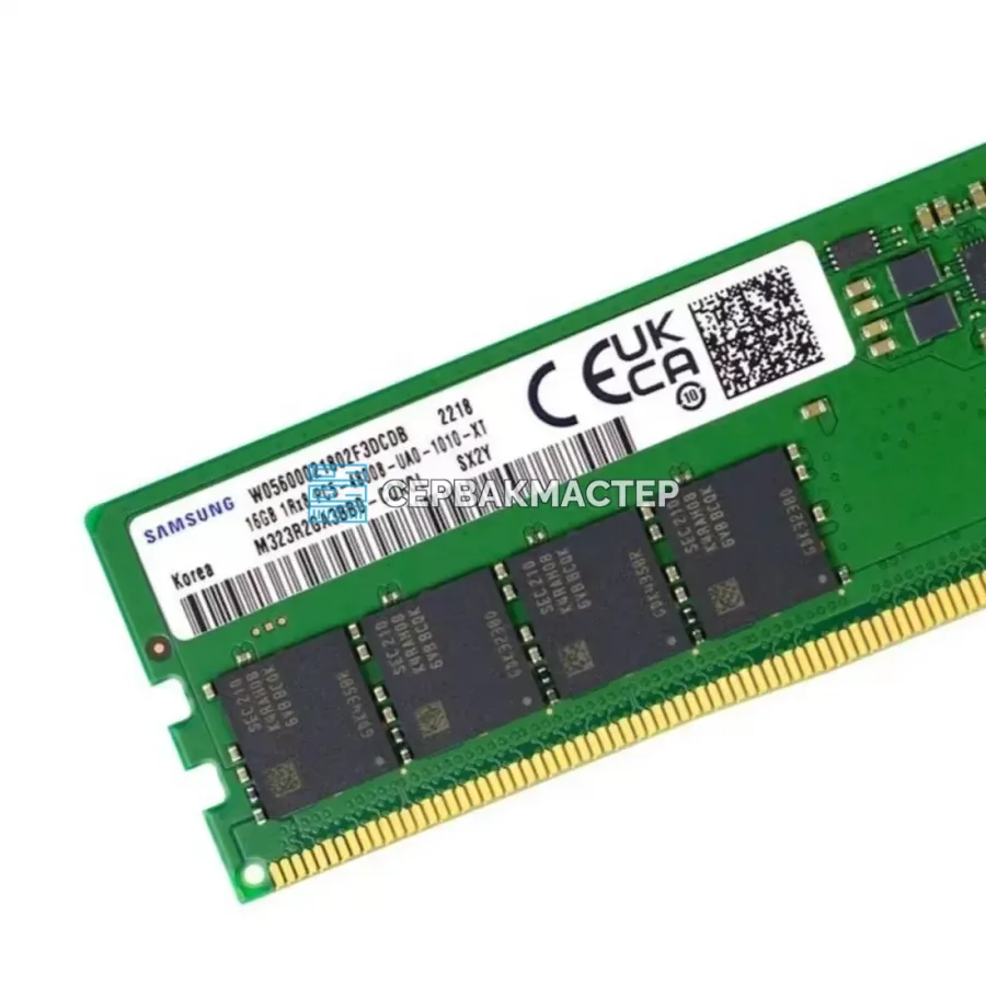 Модуль памяти Samsung 16GB DDR5 UDIMM 4800MHz 1Rx8 M323R2GA3BB0-CQK — купить в СервакМастер