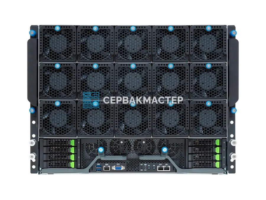 GIGABYTE G893-ZD1-AAX5 — GPU-сервер 8U с 8× NVIDIA B200 SXM 180GB и 2× AMD EPYC