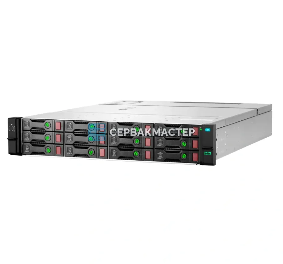 Дисковая полка HPE D3610 Enclosure [Q1J09B] 2U, 12 LFF, SAS 12Gb/s