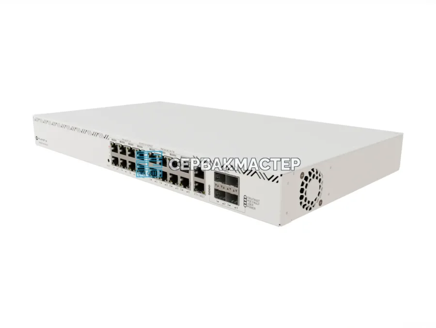 Управляемый L3-коммутатор MikroTik CRS320-8P-8B-4S+RM с PoE 963 Вт и 4x SFP+ 10 Гбит/с