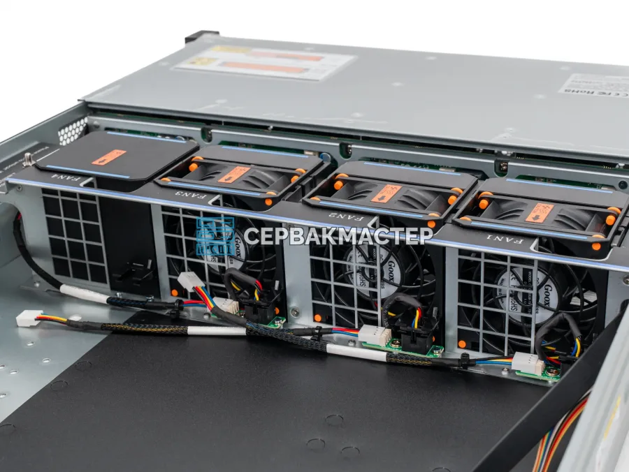 Серверный корпус Gooxi RMC2112-695-HSE (2U, 12 LFF, 2x БП 1300W)