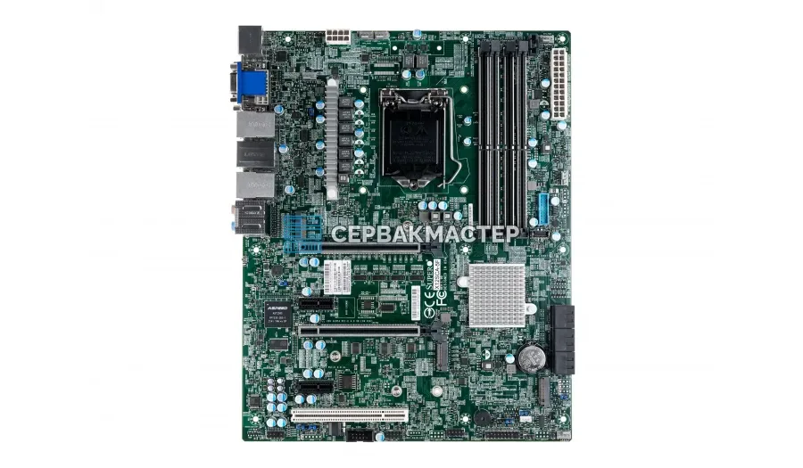 Материнская плата X13SCH-SYS MBD-X13SCH-SYS (LGA1700, Intel Xeon E-2400, MicroATX, до 128GB DDR5) — купить в СервакМастер