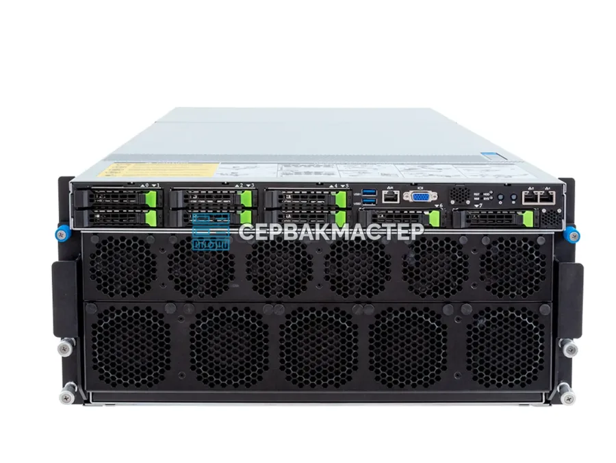GIGABYTE G593-SD2-AAX1 — 5U GPU-сервер с 8× NVIDIA H100 SXM 80GB (640 ГБ HBM3)