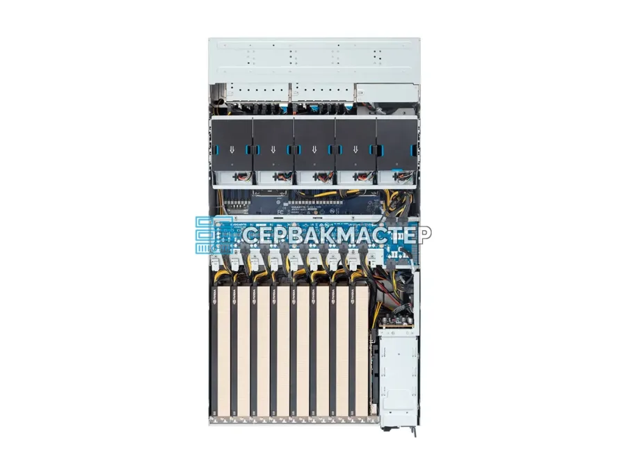 GIGABYTE XL44-SX2-AAS1 — 4U AI-сервер на 8x NVIDIA H200 NVL 141GB
