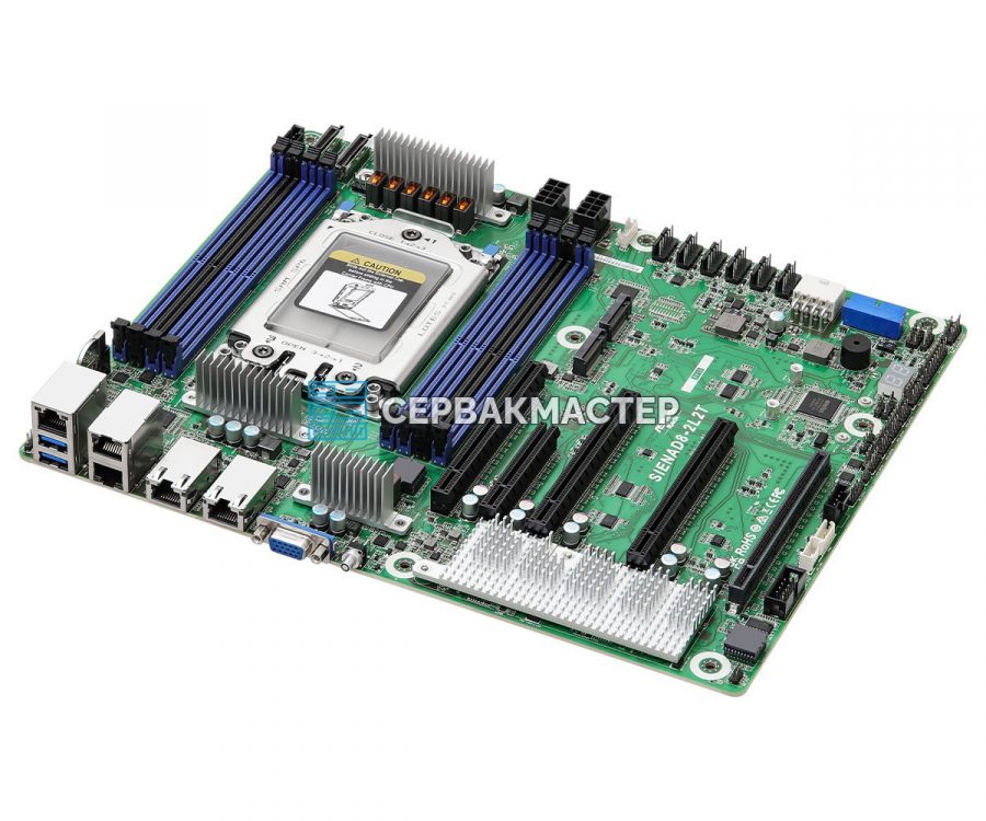 Материнская плата ASRock Rack SIENAD8-2L2T (ATX, SP6, 8 DIMM, DDR5) — купить в СервакМастер