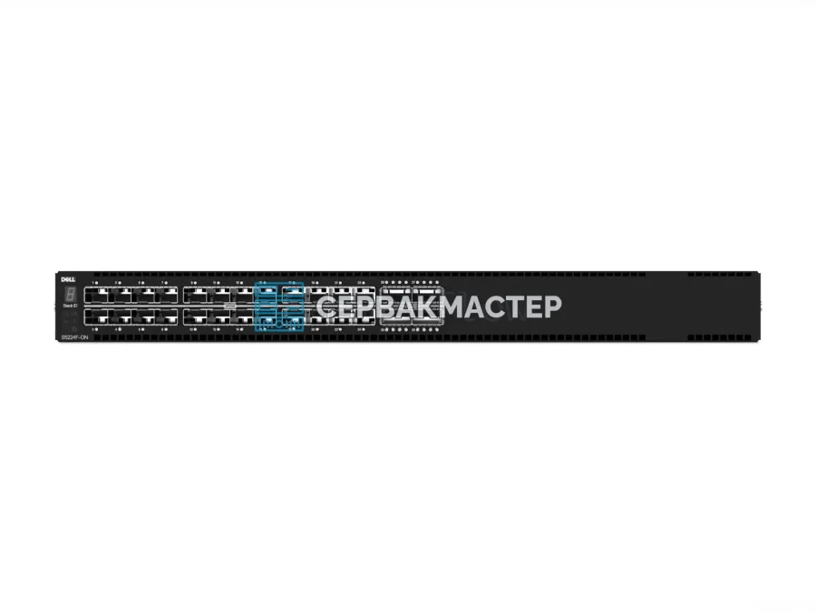 Коммутатор Dell PowerSwitch S5224F-ON PS/IO Airflow (24x SFP28 25 Гбит/с, 4x QSFP28 100 Гбит/с)