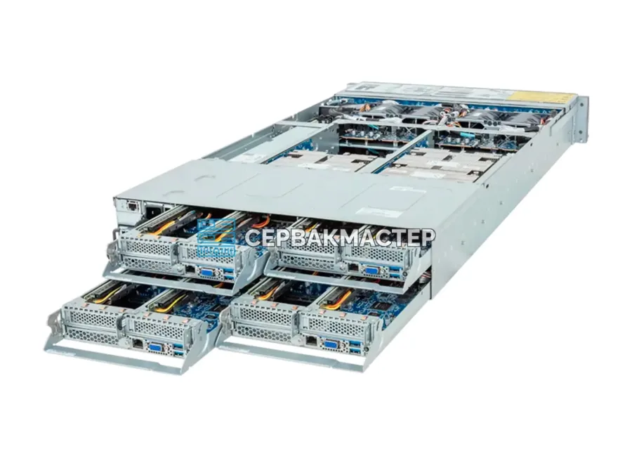 GIGABYTE H263-V60-AAW1 — 2U 4-узловой AI-сервер (8x RTX PRO 4500 BSE 32GB, 8x Grace, RAM 3.8TB)