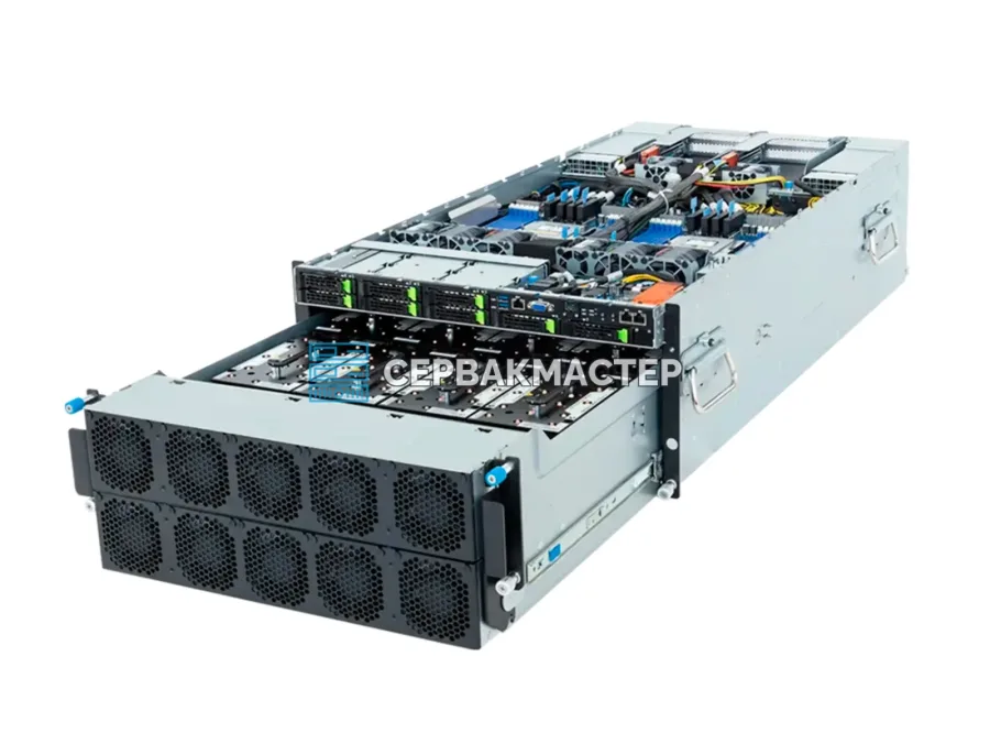 GIGABYTE G593-ZX1-AAX1 — GPU-сервер 5U с 8× AMD Instinct MI300X 192GB